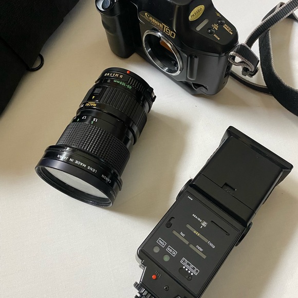 90s Vintage Canon Film Camera Bundle - Picture 4 of 12